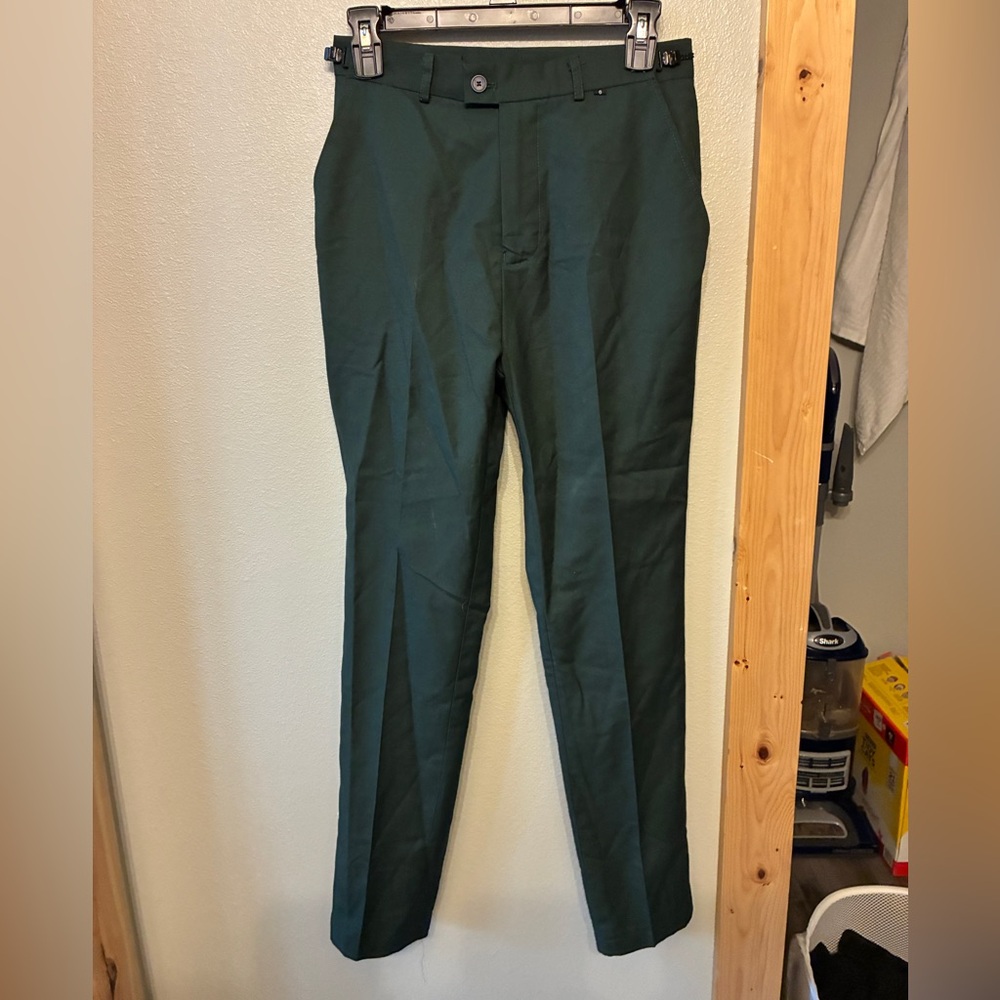Zheng Nymph Anthropologie Adjustable Waist Green Pants Sz 6